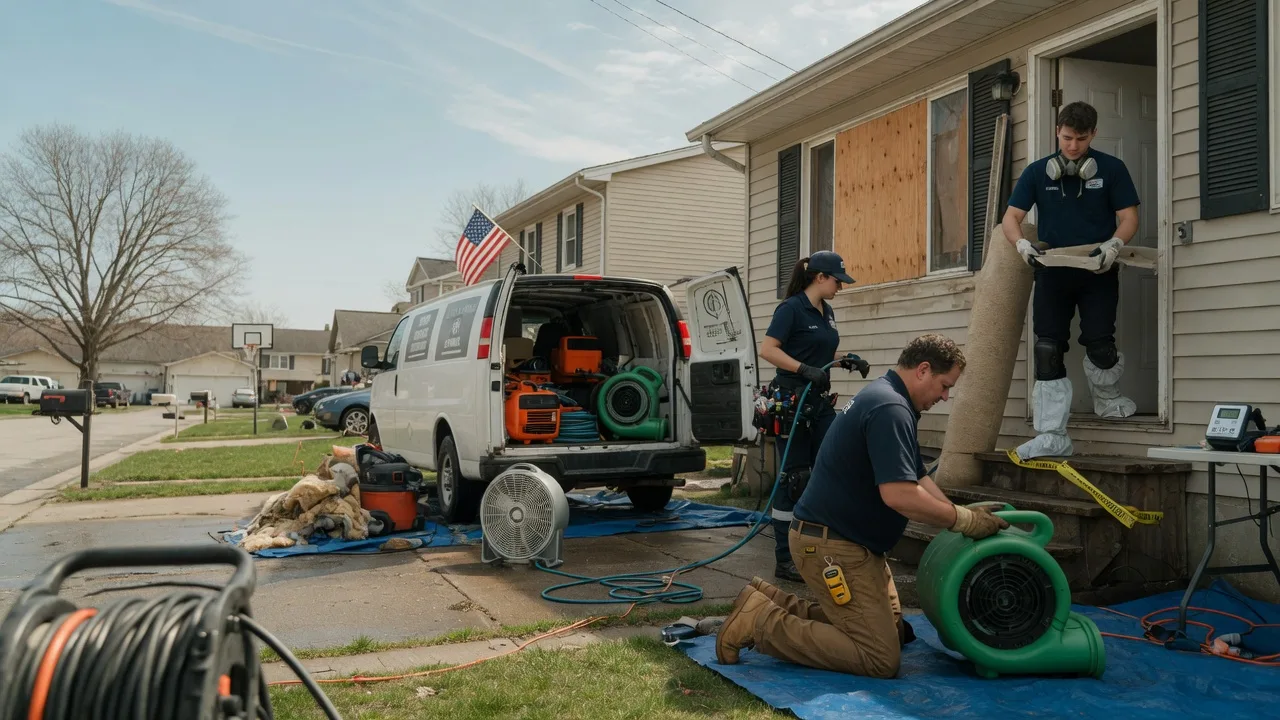 Water Damage Restoration in Greenville, IN near me